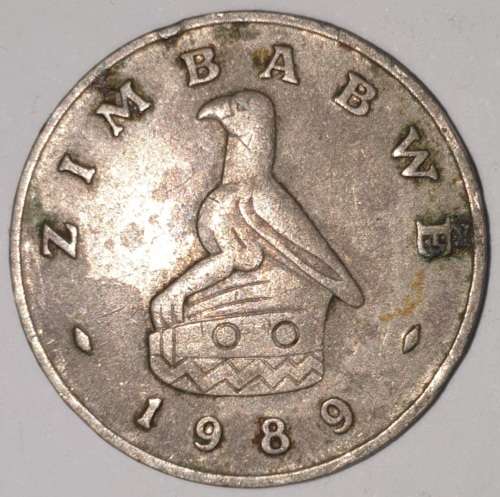 1989 - 20 CENT COIN - ZIMBABWE - (Copper-Nickel)